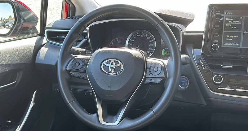 Toyota Corolla cena 81900 przebieg: 52979, rok produkcji 2019 z Dynów małe 277